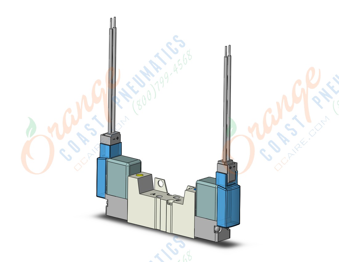 SMC SYJ3423-5MZ-M3-F valve, dbl sol, body pt (dc), SYJ3000 SOL VALVE 4/5 PORT***