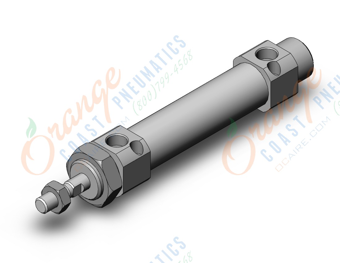 SMC CM2B20TN-50AZ cyl, rnd body, dbl acting, CM2/CM3 ROUND BODY CYLINDER***