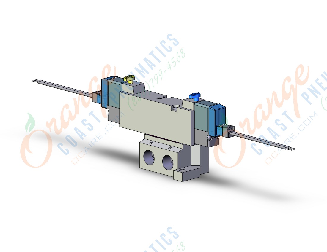 SMC SYJ5343-5LZE-01T syj5000 base mt no size rating, SYJ5000 SOLENOID VALVE 5/PORT