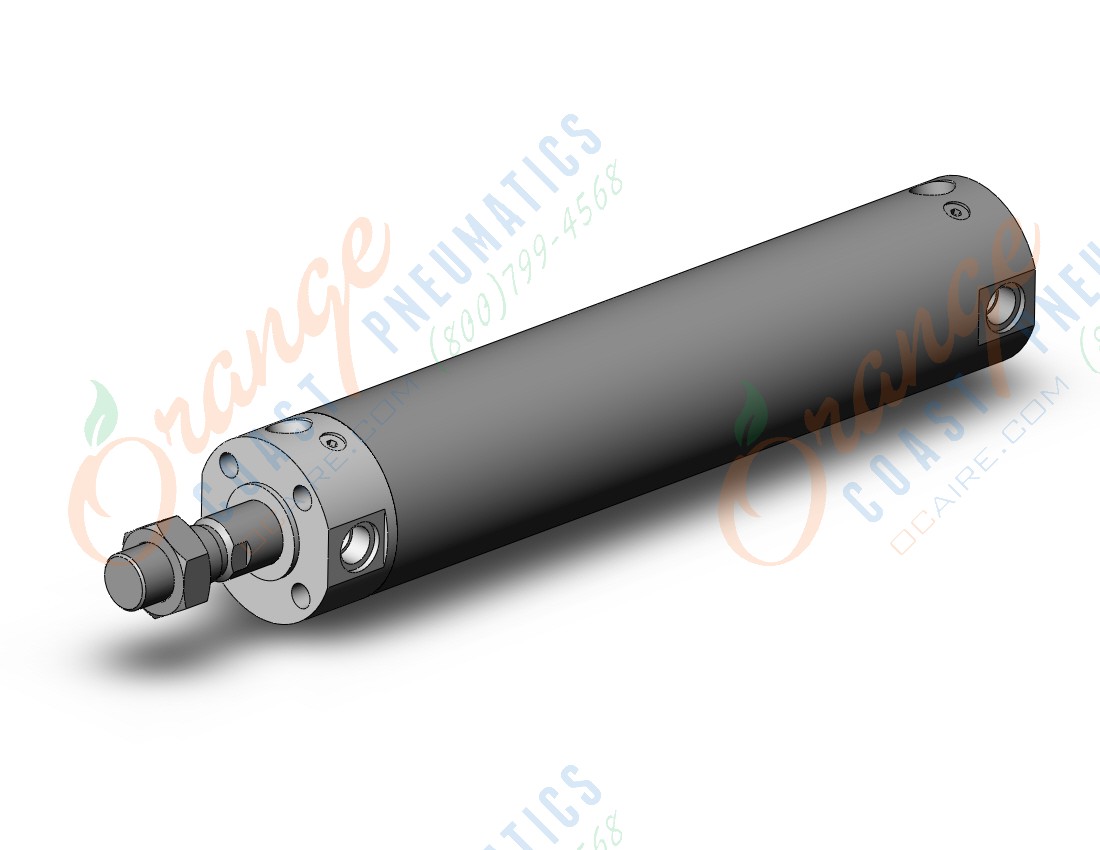 SMC CDG1BA50-200Z cyl, air, dbl act, CG/CG3 ROUND BODY CYLINDER