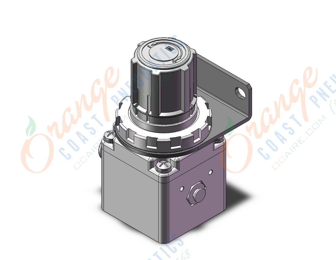 SMC IRV20A-N11B vacuum regulator, single side, IRV VACUUM REGULATOR