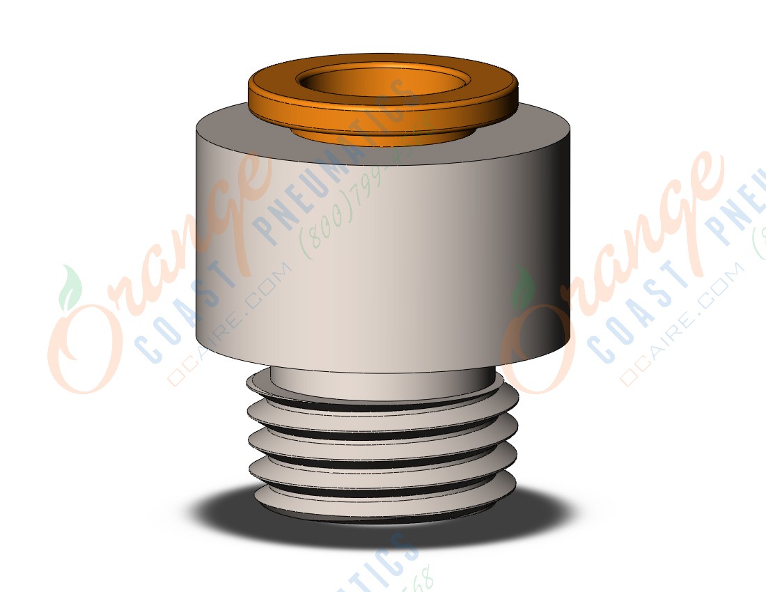 SMC KQ2S09-35NP fitting, hex hd male connector, KQ2 FITTING (sold in packages of 10; price is per piece)