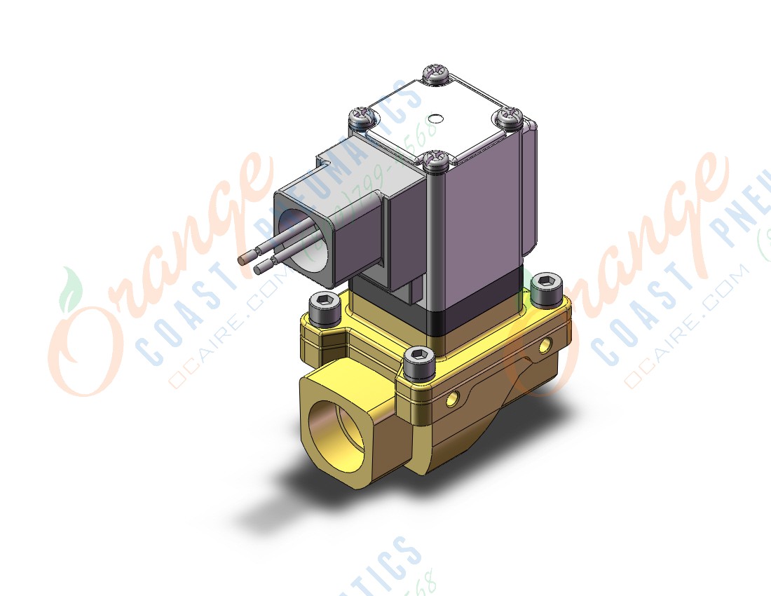 SMC VXZ2B2FSB valve, water size 3, VXD/VXZ 2-WAY MEDIA VALVE