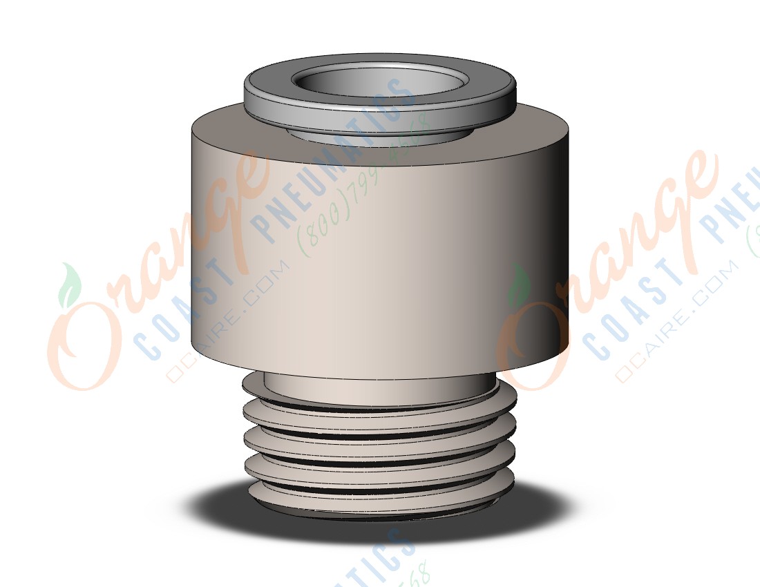 SMC KQ2S08-02NP fitting, hex hd male connector, KQ2 FITTING (sold in packages of 10; price is per piece)