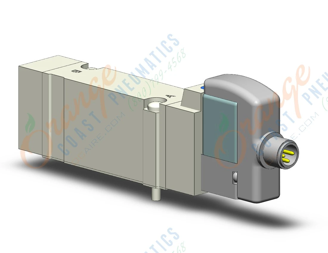 SMC SY5140-5WAOU valve, sgl sol, SY5000 SOL/VALVE, RUBBER SEAL***