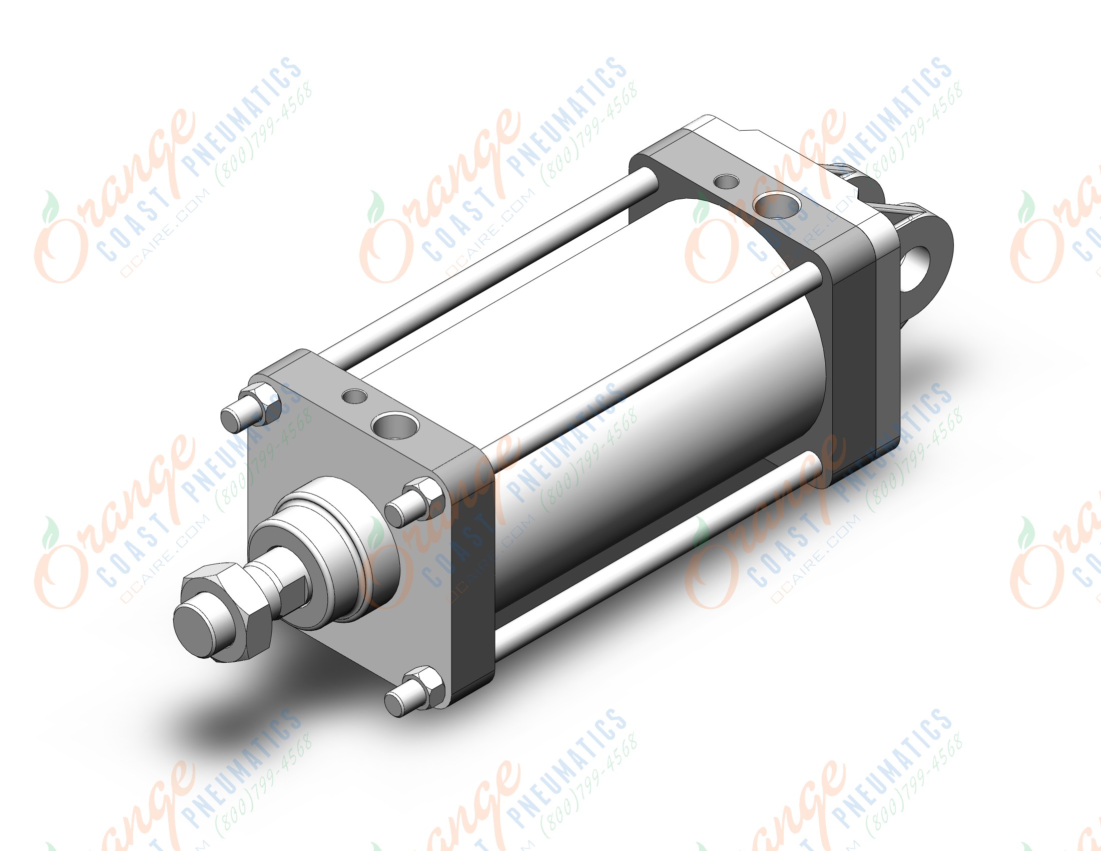 SMC CDS2D125-200 cs2 base cylinder, CS1/CS2 TIE ROD CYLINDER