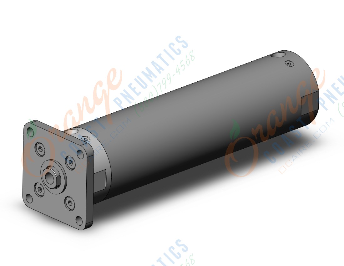 SMC CDG1FA80-250FZ cyl, air, dbl act, auto-sw, CG/CG3 ROUND BODY CYLINDER