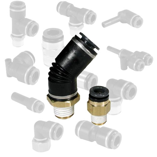 SMC KV2R03-11 plug in reducer, KV2 FITTING 