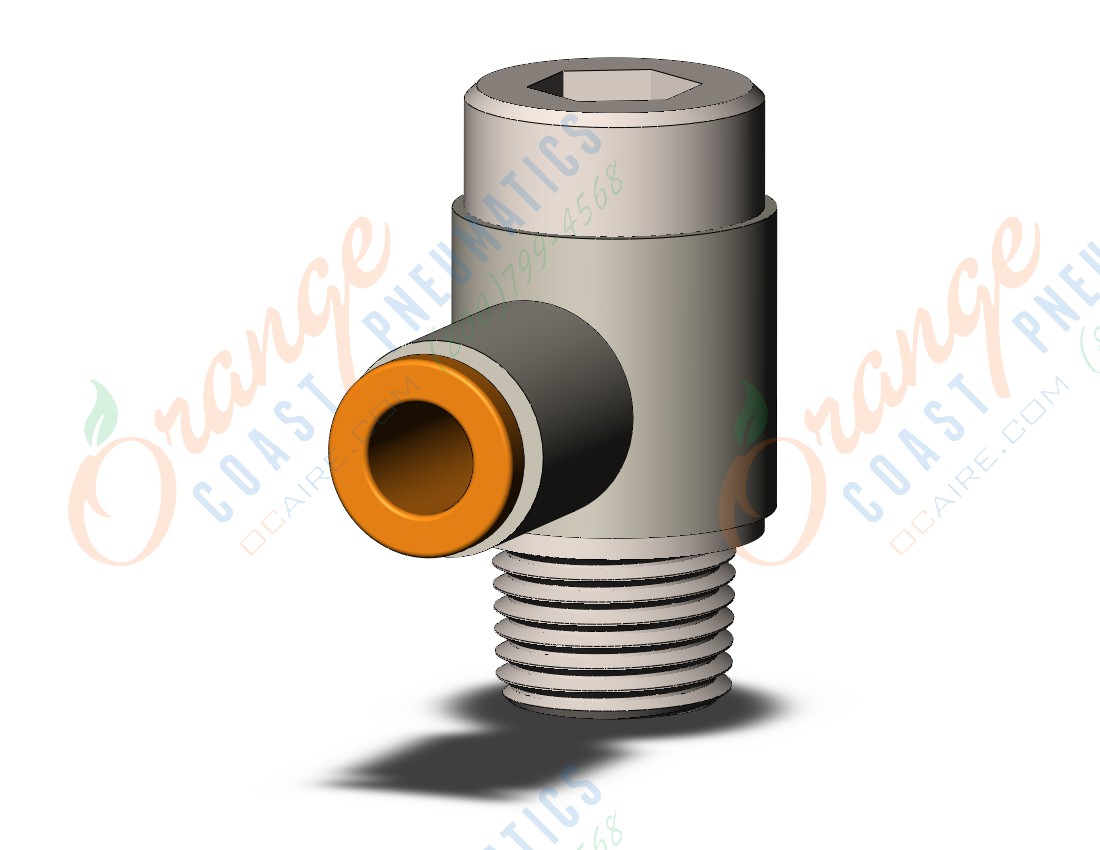 SMC KQ2VS05-34NS ftg, hex skt head univ m elbow, KQ2 FITTING (sold in packages of 10; price is per piece)