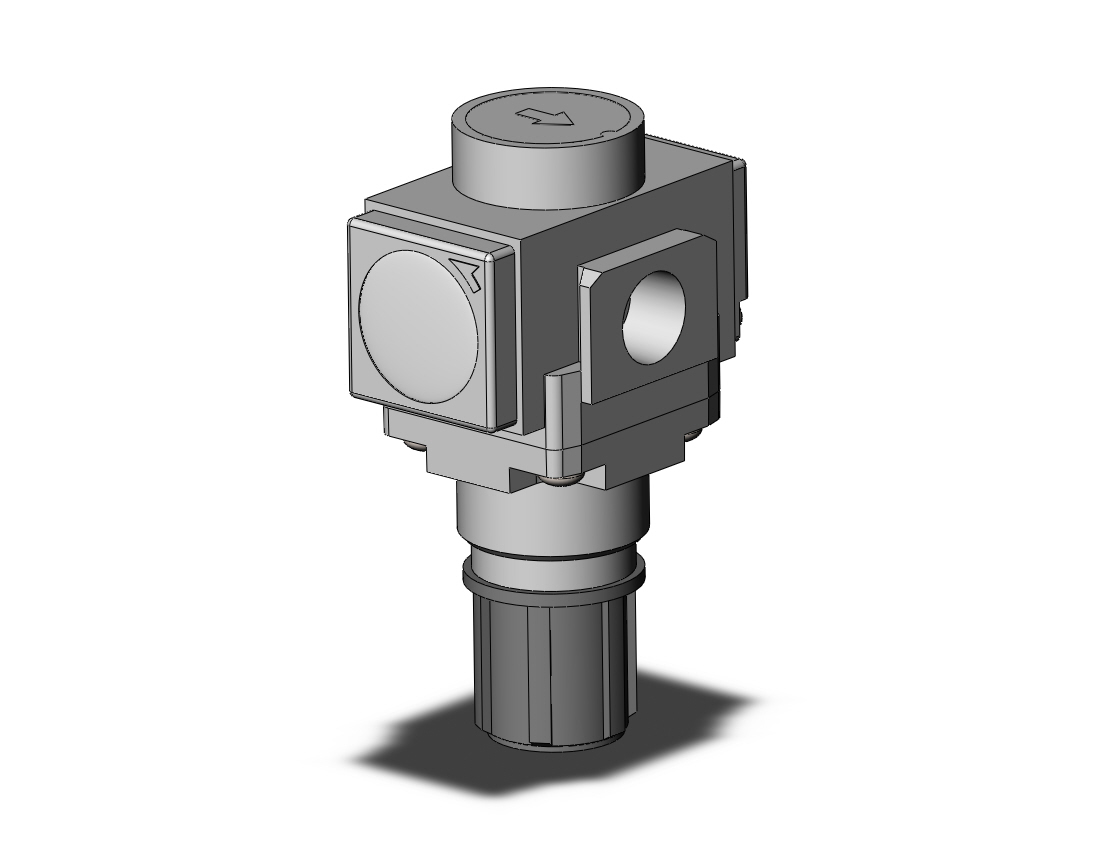 SMC AR20K-N02E-Z-B regulator, modular, 1/4 npt, AR MASS PRO