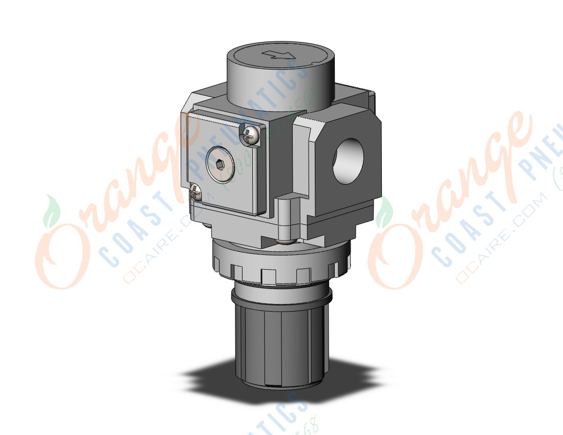 SMC AR25-N02H-1Z-B regulator, modular, 1/4 npt, AR MASS PRO