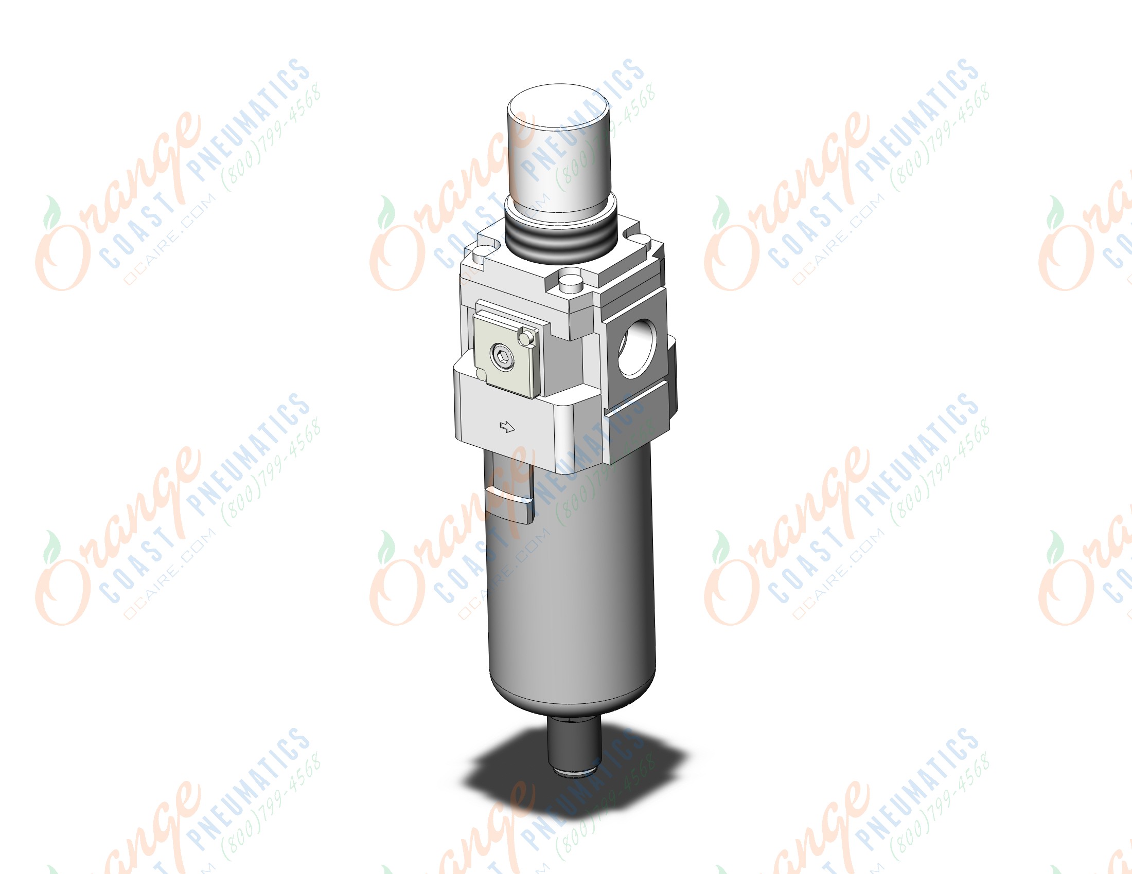 SMC AW40-04D-B filter regulator, modular, AW MASS PRO