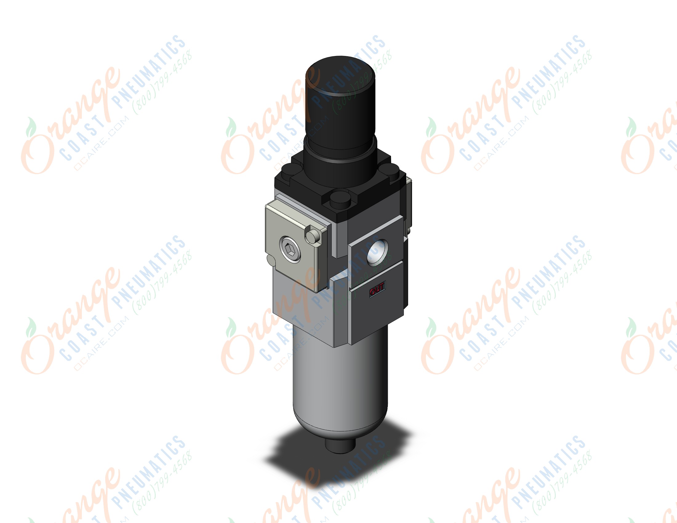 SMC AWM20-F01-2 mist separator reg, modular, AWM MASS PRO