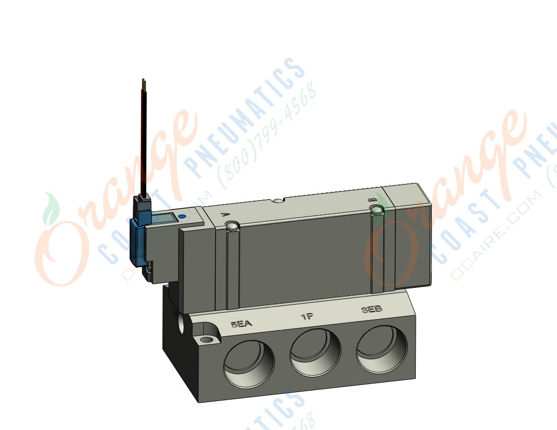 SMC SY9140-5MZ-04 valve, sgl sol, SY7000 SOL/VALVE, RUBBER SEAL***