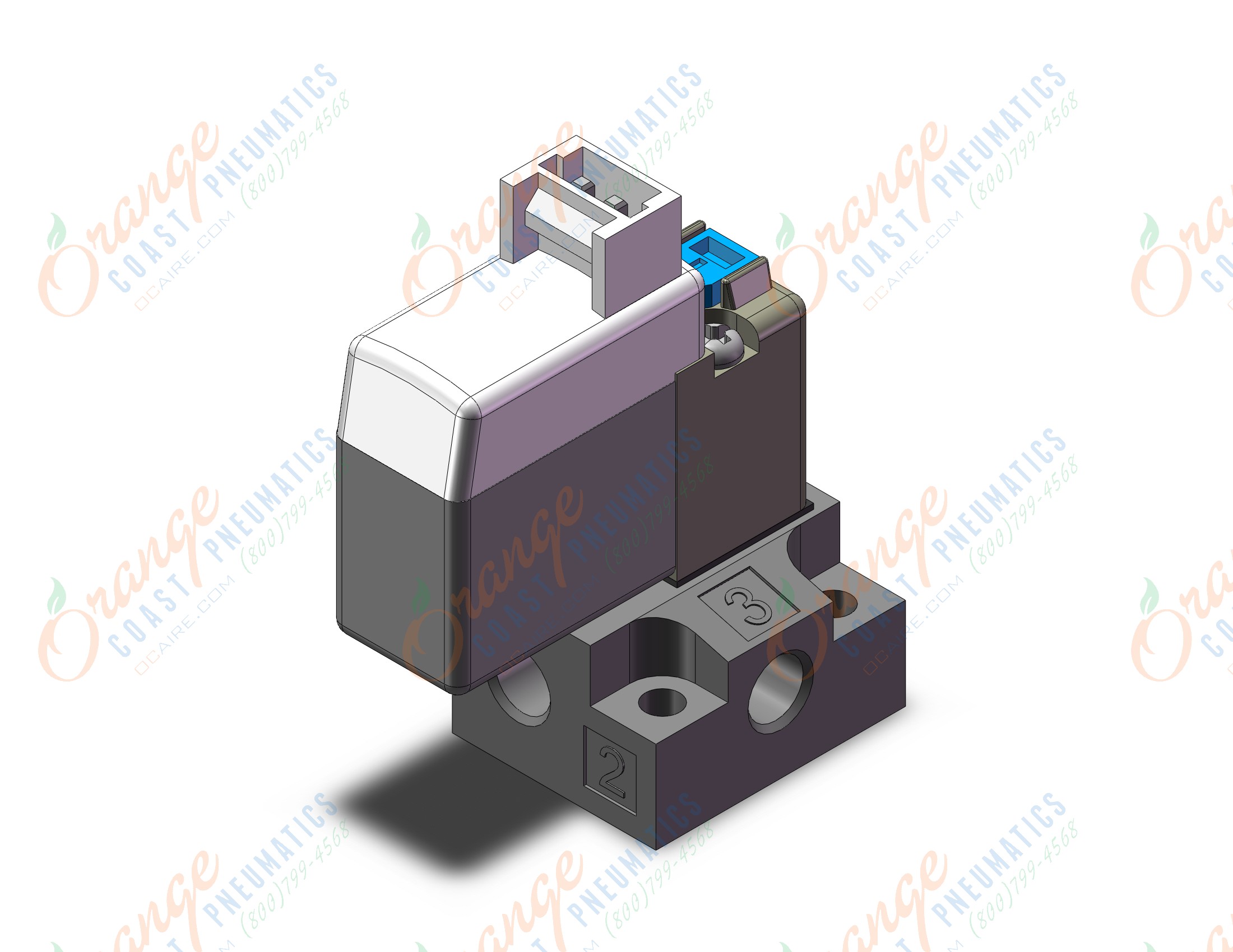 SMC 10-V114-5LO-M5 valve, sol, base mt, cl rm, SY100 SOLENOID VALVE***