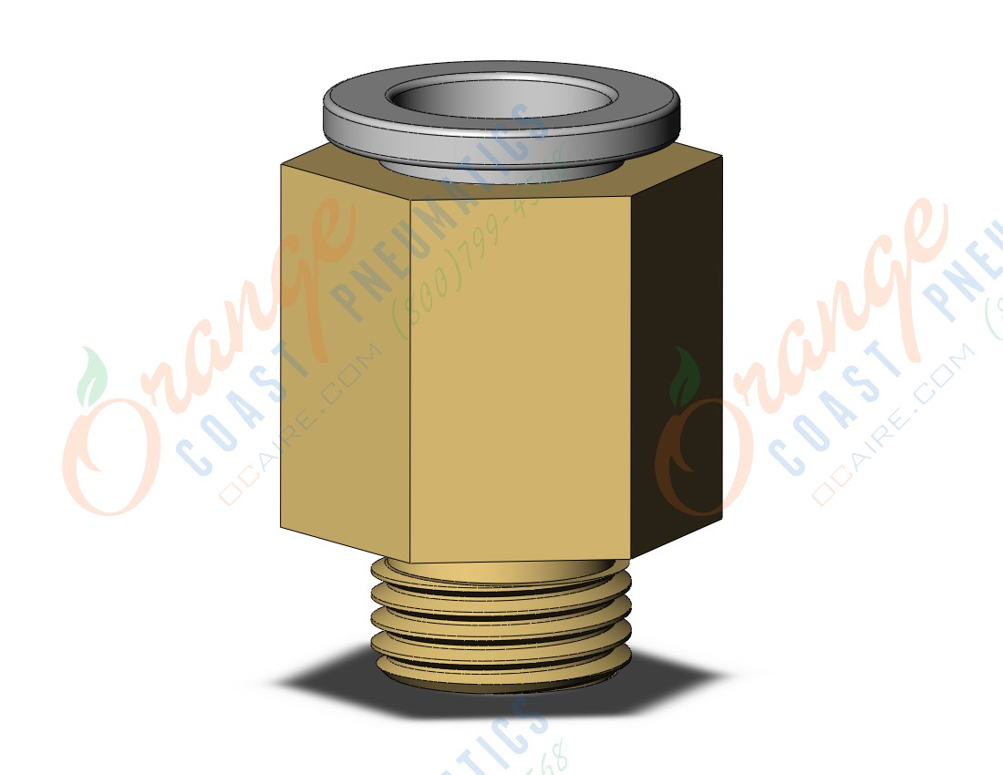 SMC KQ2H08-G01A fitting, male connector, KQ2 FITTING (sold in packages of 10; price is per piece)