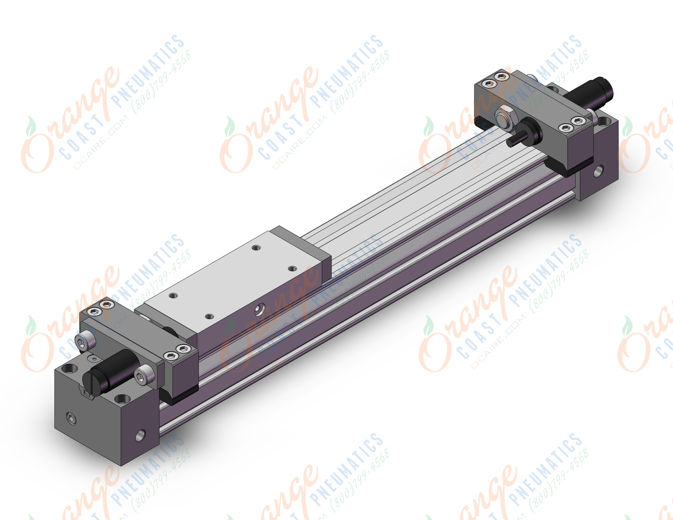 SMC MY1B32TF-200HZ cyl, rodless, h/precision, MY1B GUIDED CYLINDER