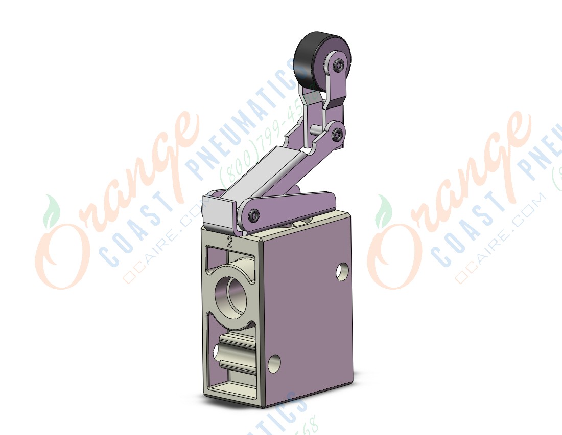 SMC VM220-02-02SA mech valve w/actuators, VM (VFM/VZM) MECHANICAL VALVE