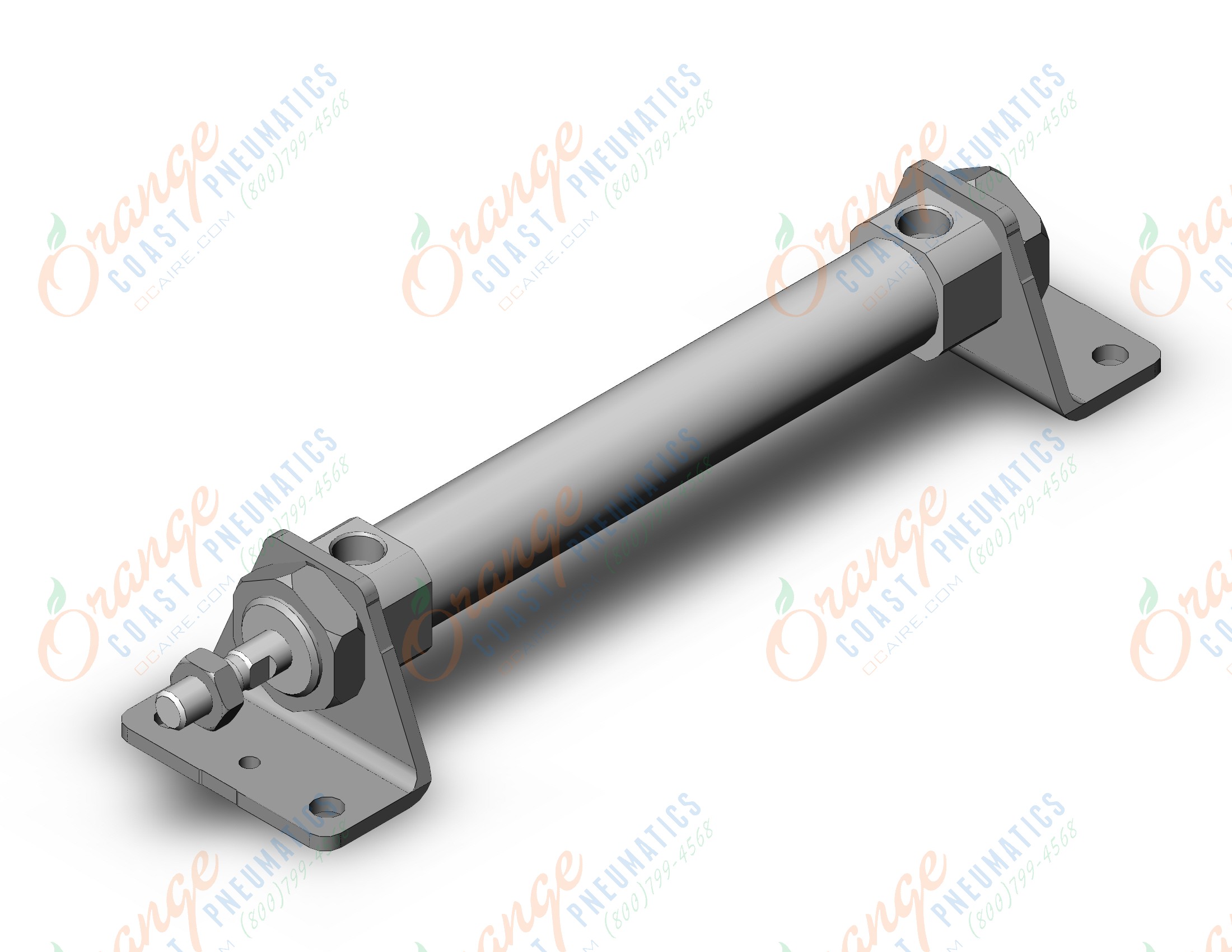 SMC CDM2L20-100Z cyl, rnd body, dbl act, sw cap, CM2/CM3 ROUND BODY CYLINDER***