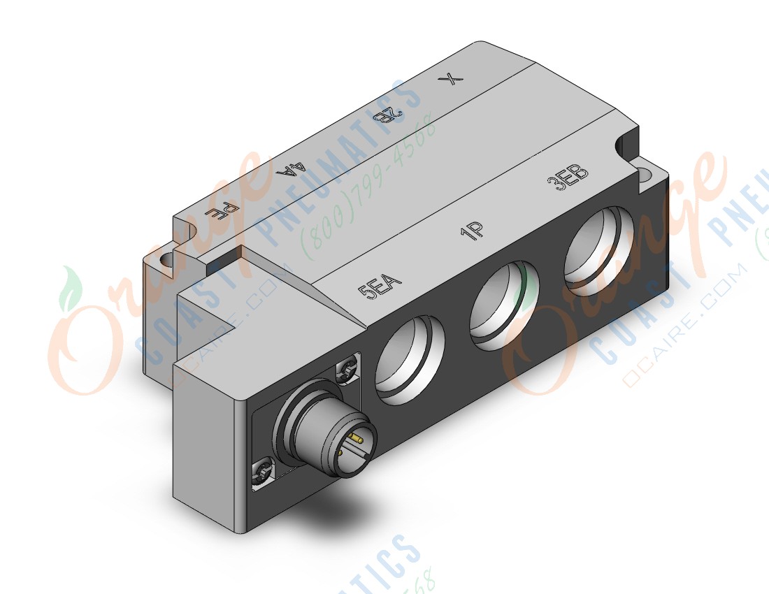 SMC SY70M-27-1-WO-03N subplate, NEW SY5000 MFLD***