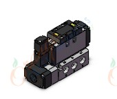SMC VFR5100-5FZ-04N valve sgl plugin base mt, VFR5000 SOL VALVE 4/5 PORT
