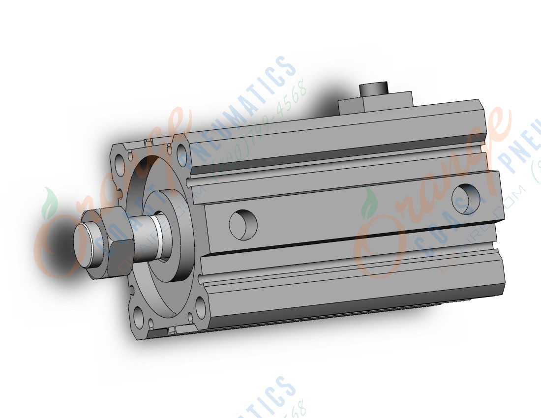 SMC CDBQ2A63-50DCM-HN cyl, compact, locking, sw cap, CBQ2 CYLINDER COMPACT LOCKING