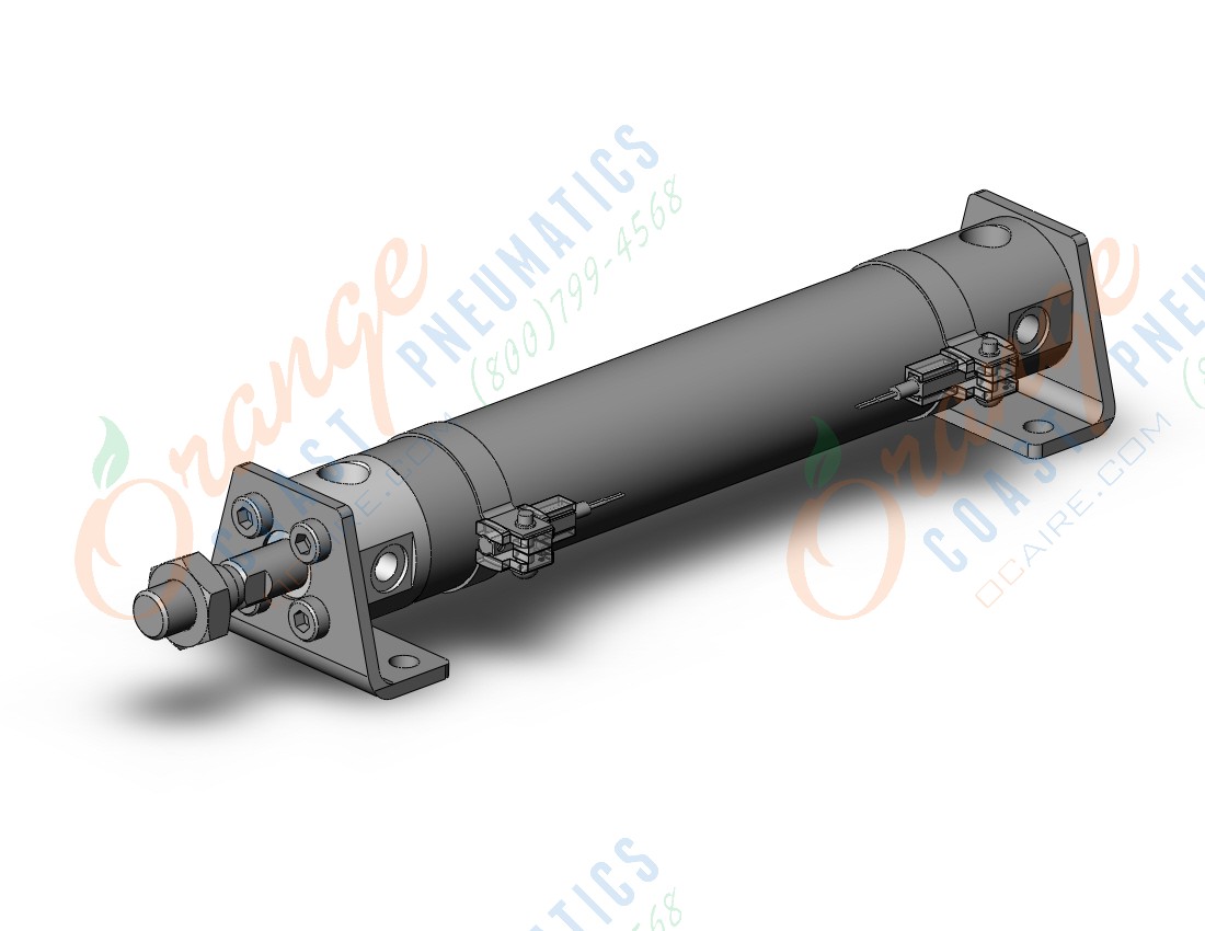 SMC CDG1LN25-125Z-M9BL cyl, air, dbl act, auto-sw, CG/CG3 ROUND BODY CYLINDER