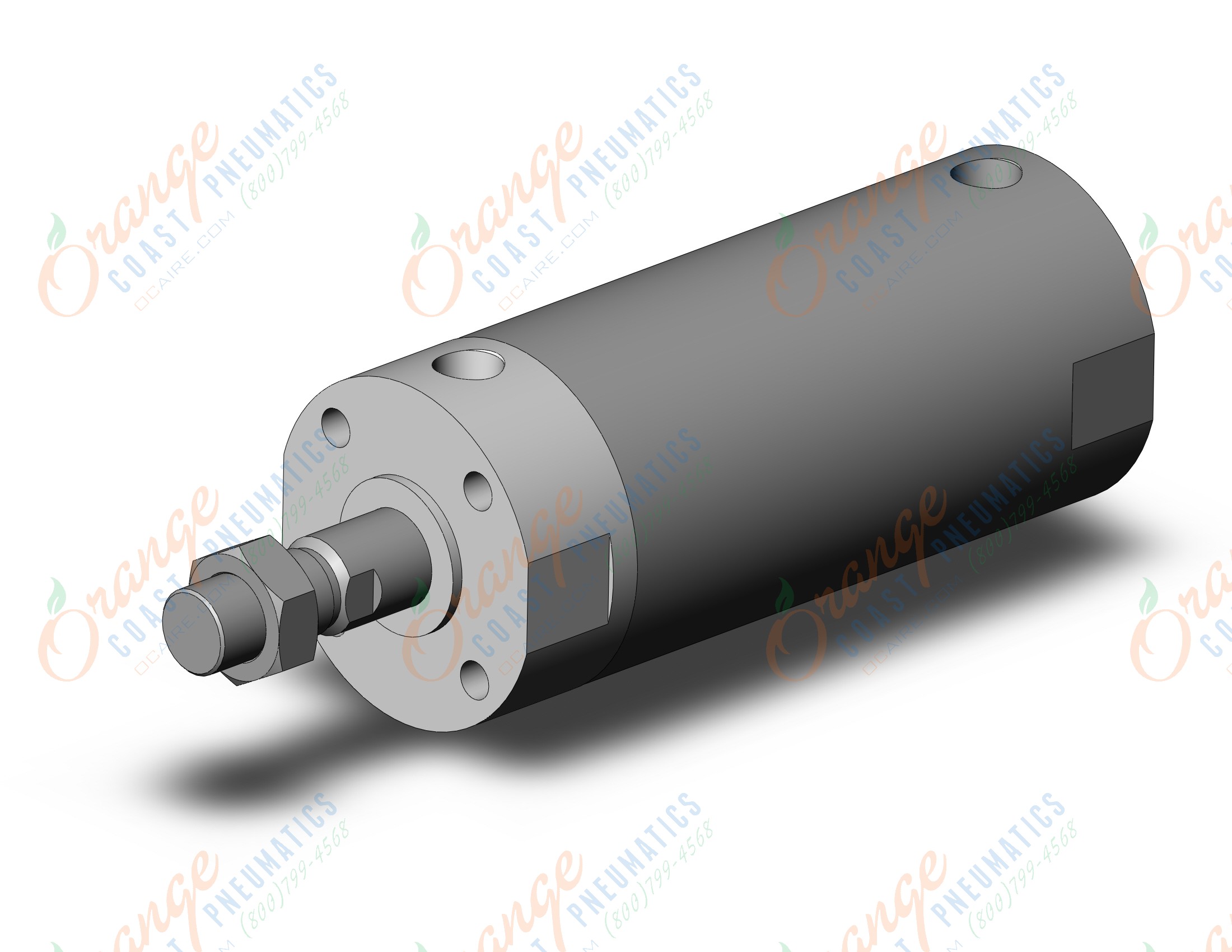 SMC CG1BN80TN-100Z cyl, air, dbl acting, CG/CG3 ROUND BODY CYLINDER