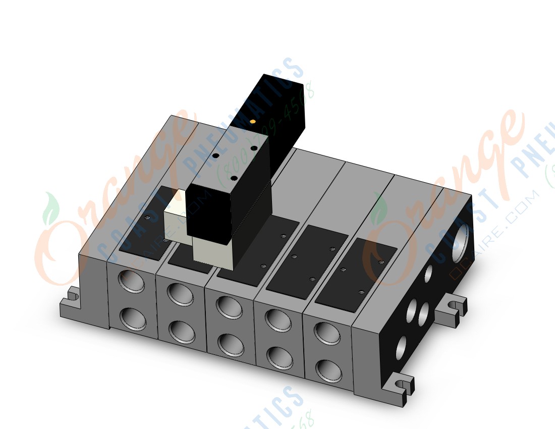 SMC VV5FS2-01-051-02N-E1 mfld, vfs2000 base mt plug-in, VV*FS*MANIFOLD VFS SERIES