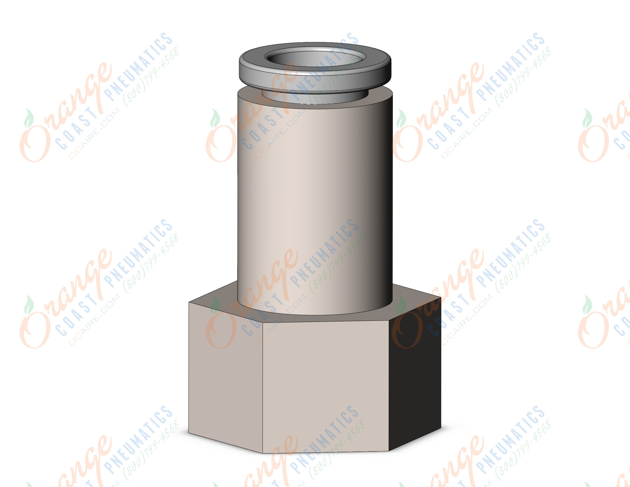 SMC KQ2F06-G01N fitting, female connector, KQ2 FITTING (sold in packages of 10; price is per piece)