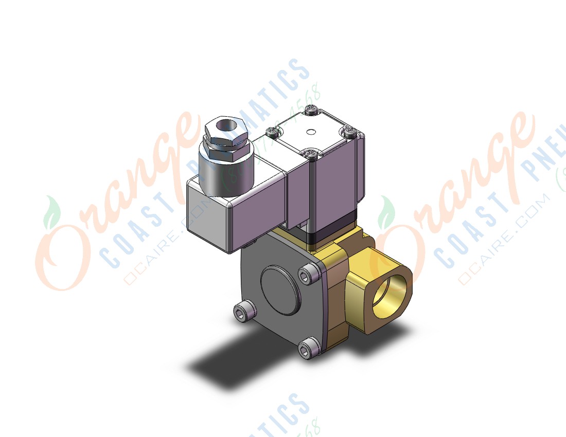 SMC VXD2B2HZ1VB valve, media, VXD/VXZ 2-WAY MEDIA VALVE