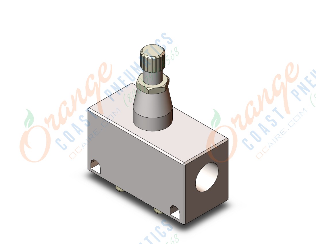SMC AS3000-02-L speed control, inline mtl bdy, AS FLOW CONTROL***