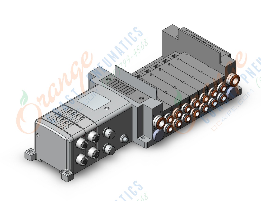 SMC SS5Y5-10SQ2B-07F-N7 manifold, NEW SY5000 MFLD