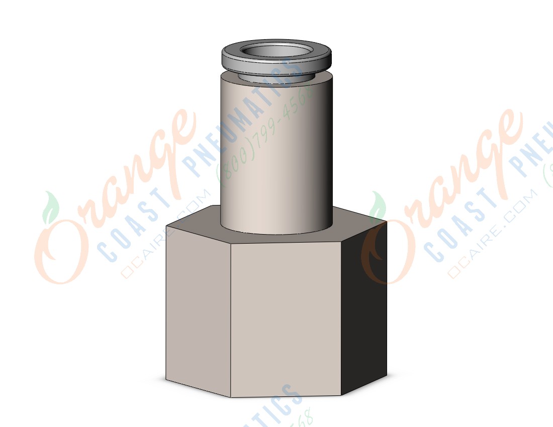 SMC KQ2F06-G02N fitting, female connector, KQ2 FITTING (sold in packages of 10; price is per piece)