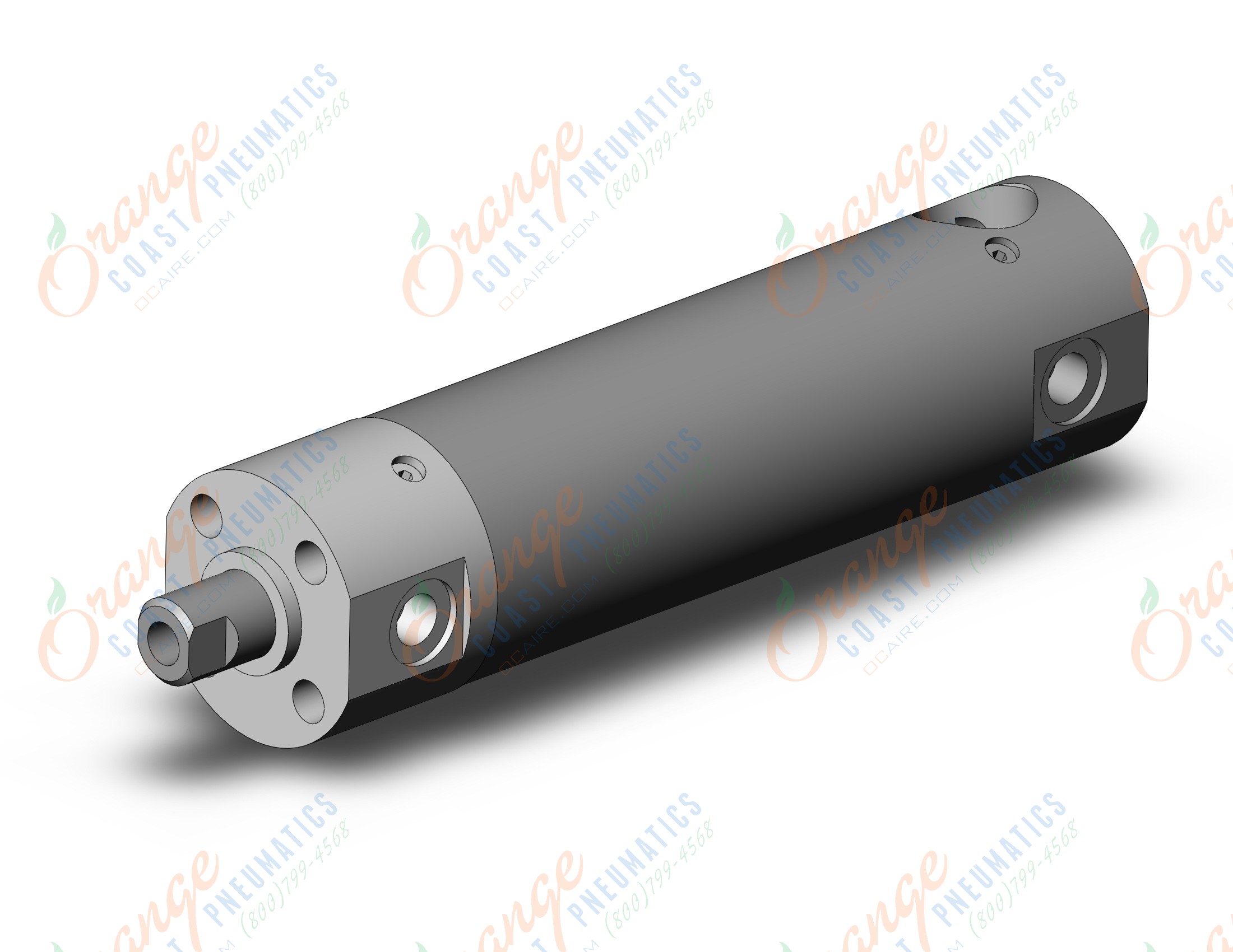 SMC CDG1BA25-50FZ cyl, air, dbl act, CG/CG3 ROUND BODY CYLINDER