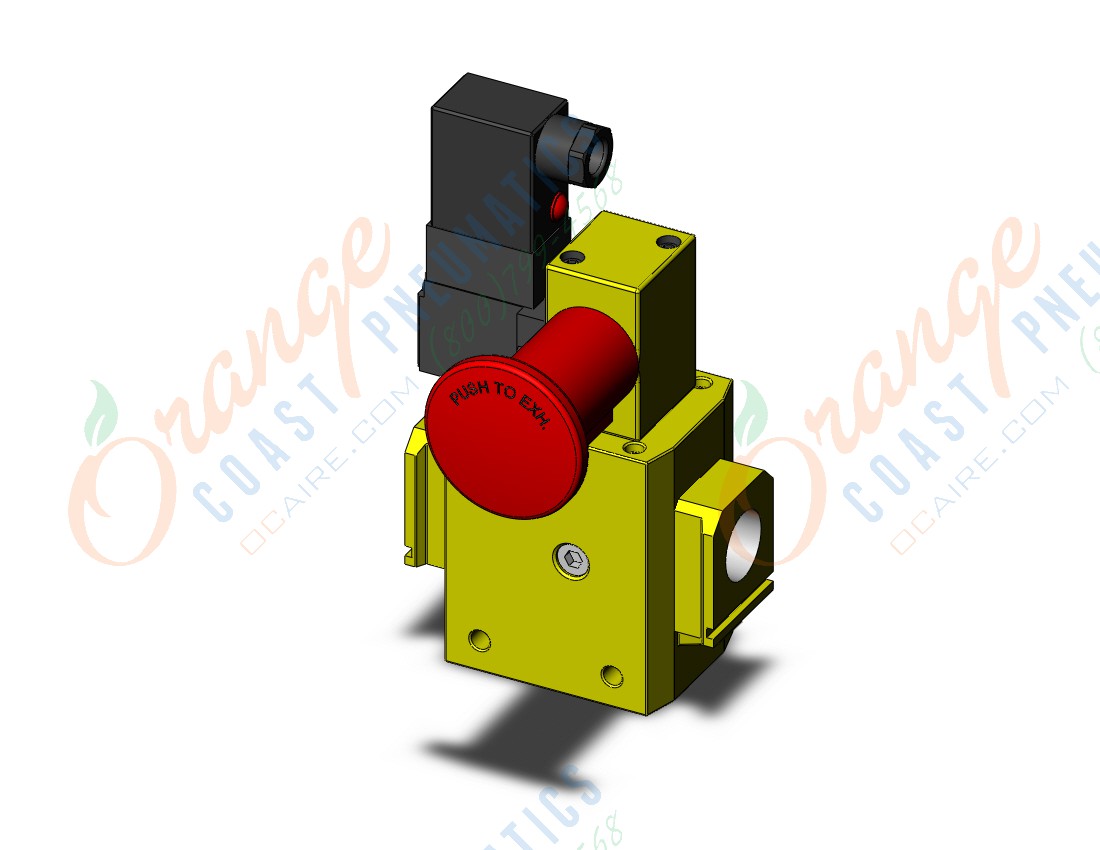 SMC AVL4000-N04-3DZ-R valve, soft start w/lock-out, AVL SOFT START LOCK-OUT VALVE