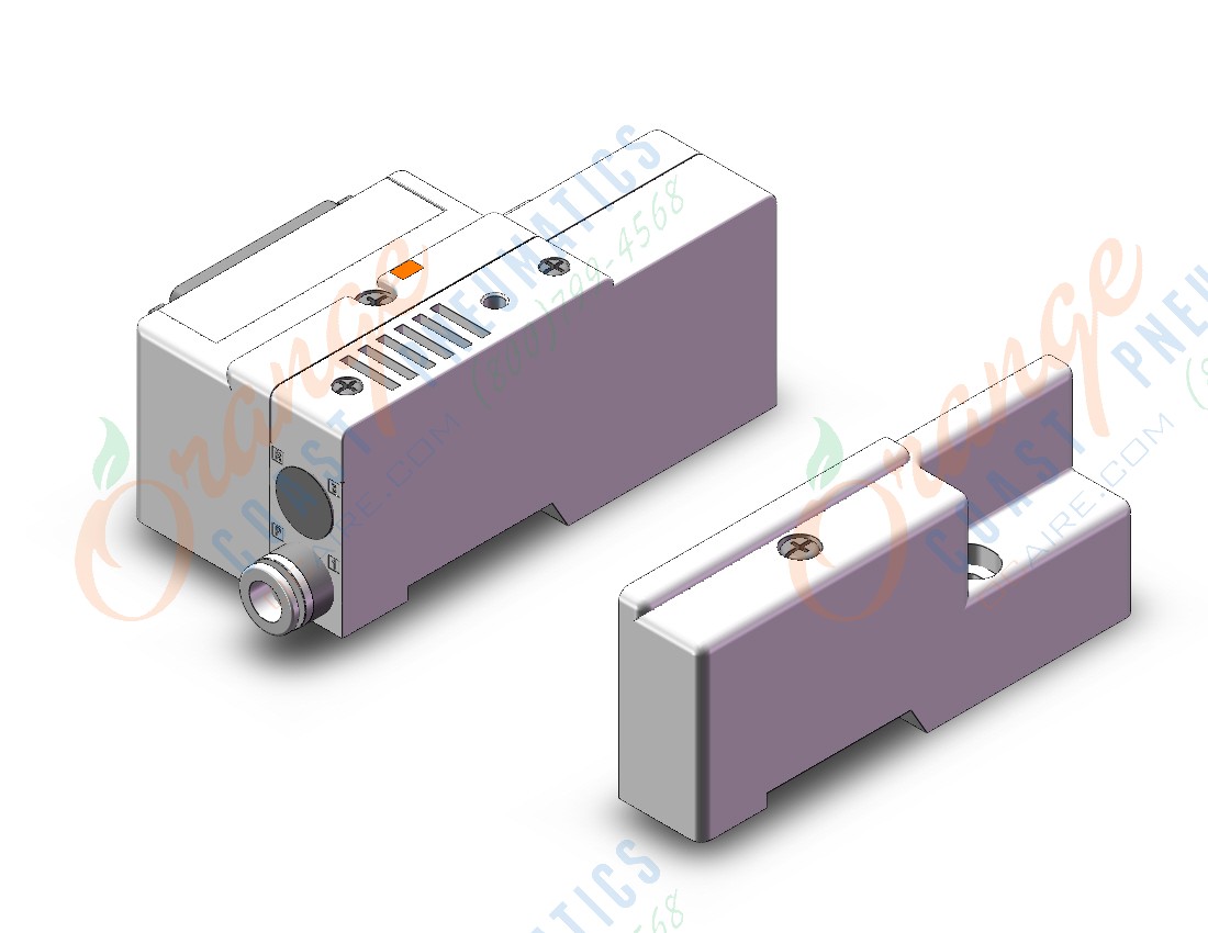 SMC SS5Q13-06FD0-ERS-Q mfld, plug-in, sq1000, SS5Q1 MANIFOLD SQ1000