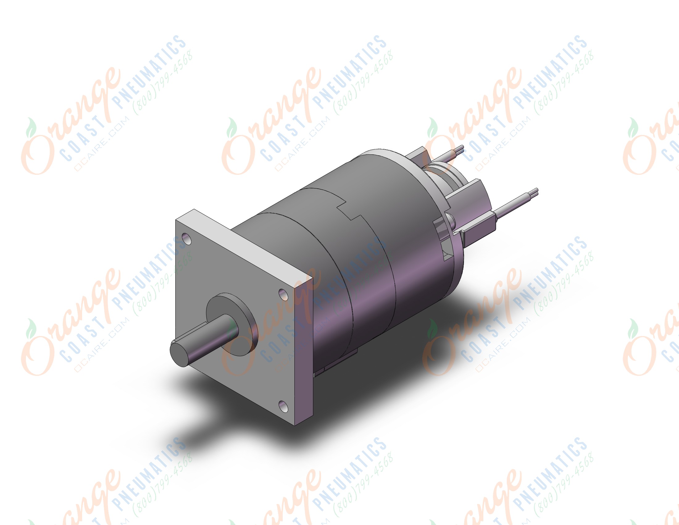 SMC CDRBU2WU40-90DZ-R80L actuator, free mount rotary, CRBU2 ROTARY ACTUATOR