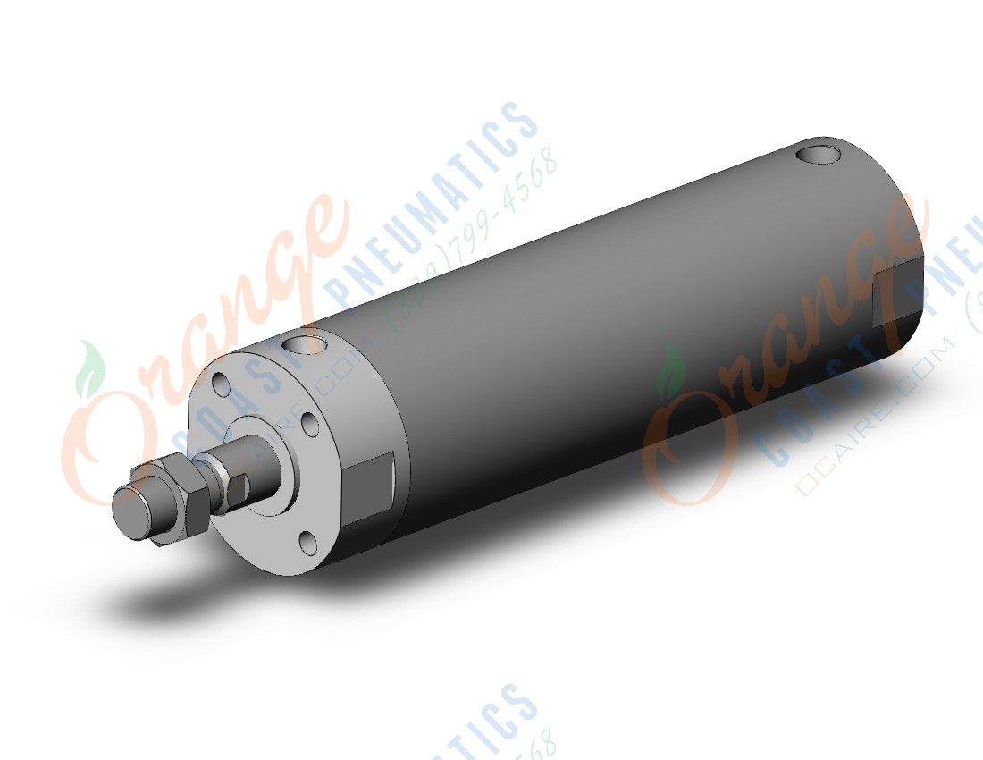 SMC CG1BN80-200Z cyl, air, dbl acting, CG/CG3 ROUND BODY CYLINDER