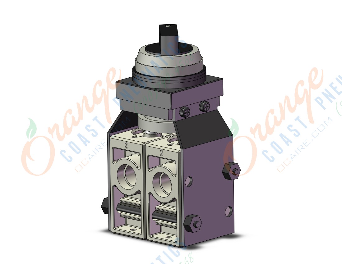 SMC VM250U-N02-35BA mech valve, VM (VFM/VZM) MECHANICAL VALVE