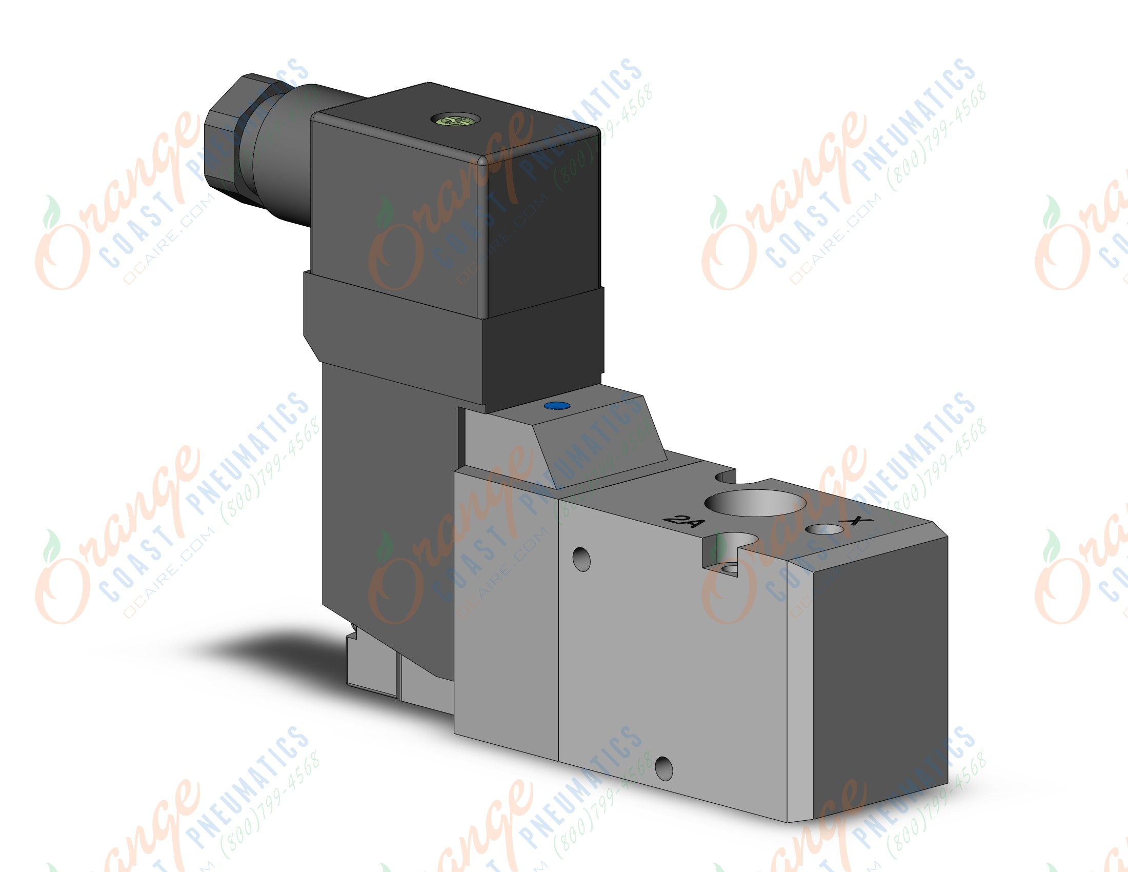 SMC VP342R-3T1-02NA-X500 valve, sol, VP3/5/7 SOL VALVE 3-PORT***