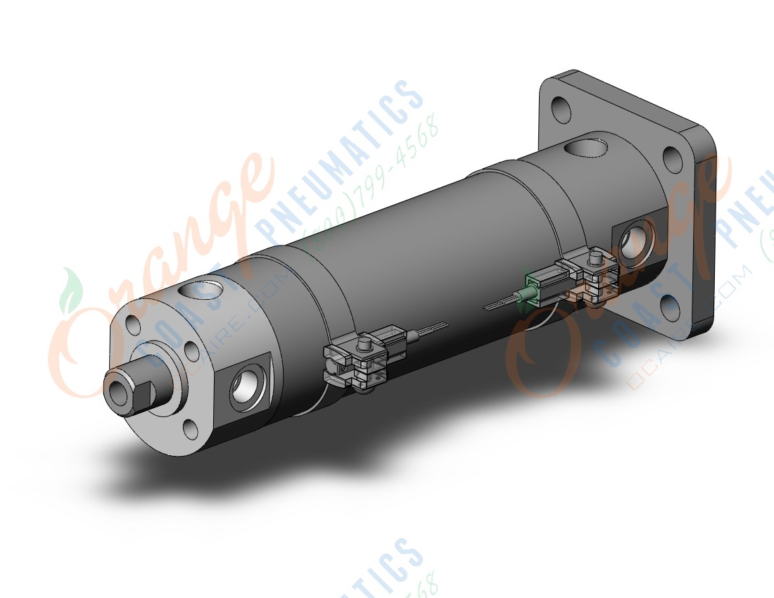 SMC CDG1GN32-75FZ-M9NZ cyl, air, dbl acting, CG/CG3 ROUND BODY CYLINDER