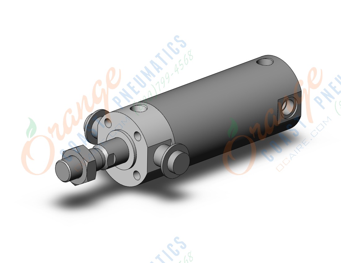 SMC CDG1UN40-50Z cyl, air, dbl acting, CG/CG3 ROUND BODY CYLINDER