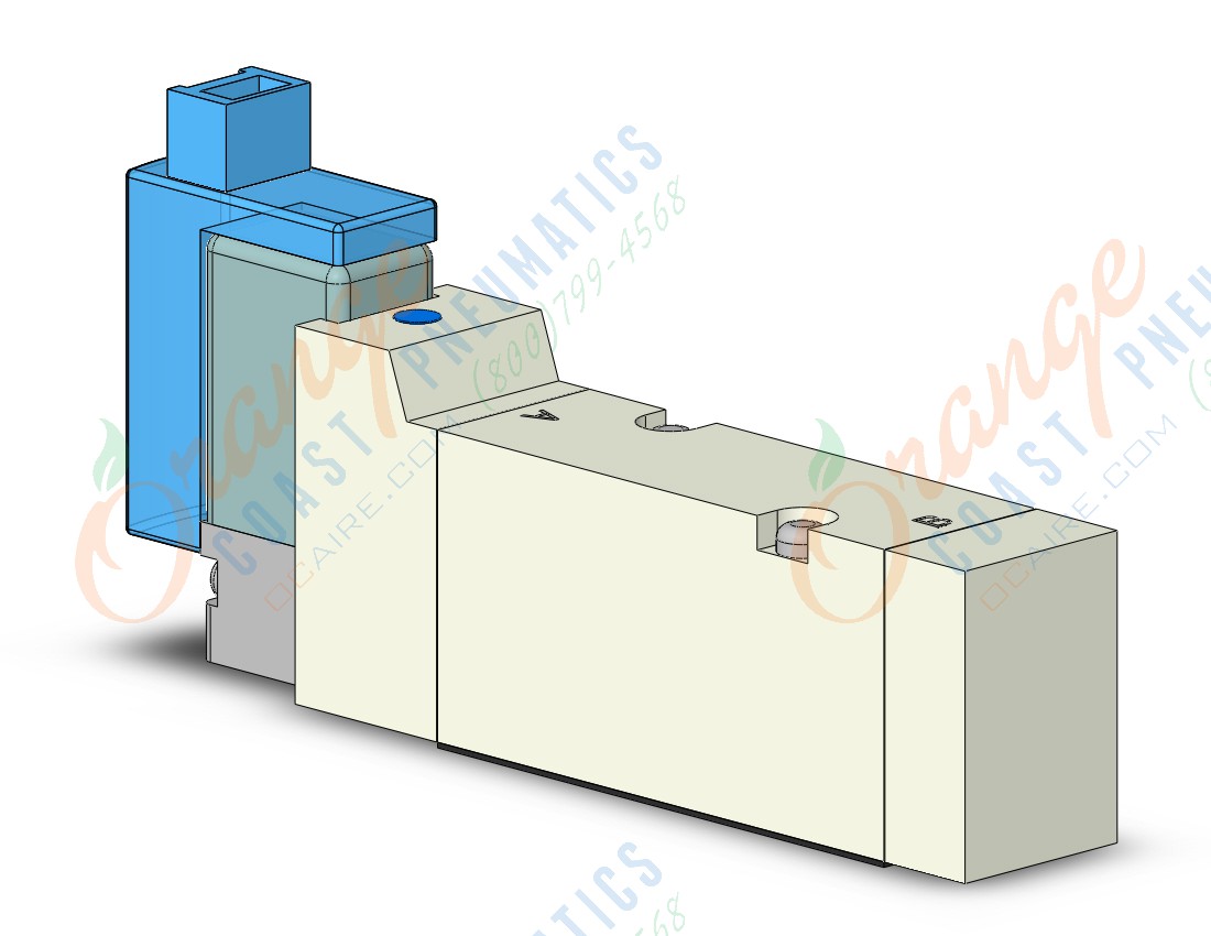 SMC VQZ2150-3MO1 valve, base mount (ac), VQZ2000 VALVE, SOL 4/5-PORT***