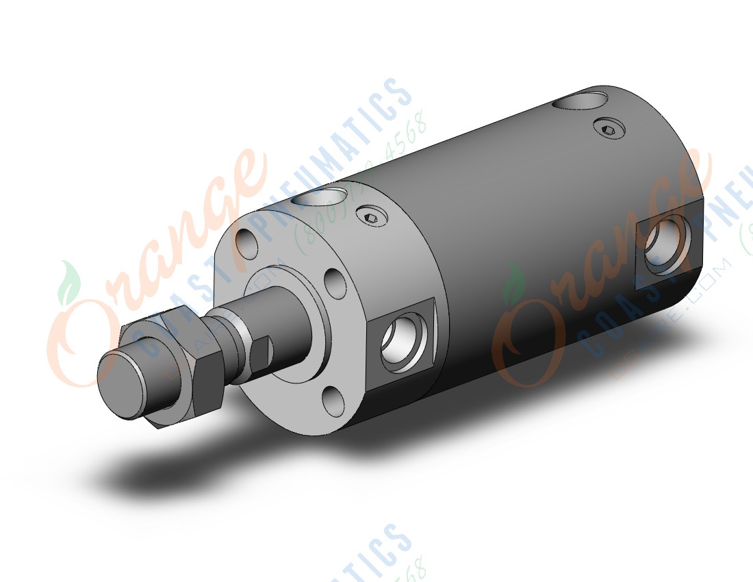 SMC CDG1BA50-25Z cyl, air, dbl act, CG/CG3 ROUND BODY CYLINDER