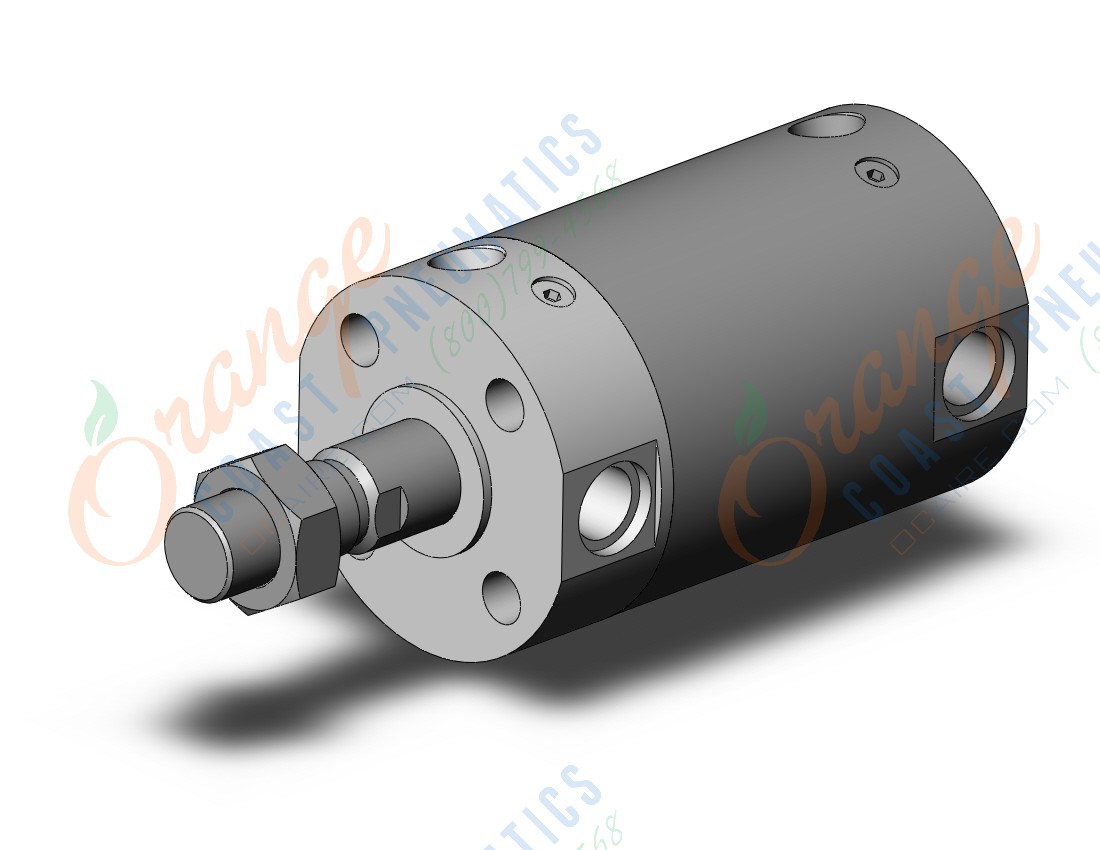 SMC CDG1BA63-25Z cyl, air, dbl act, CG/CG3 ROUND BODY CYLINDER