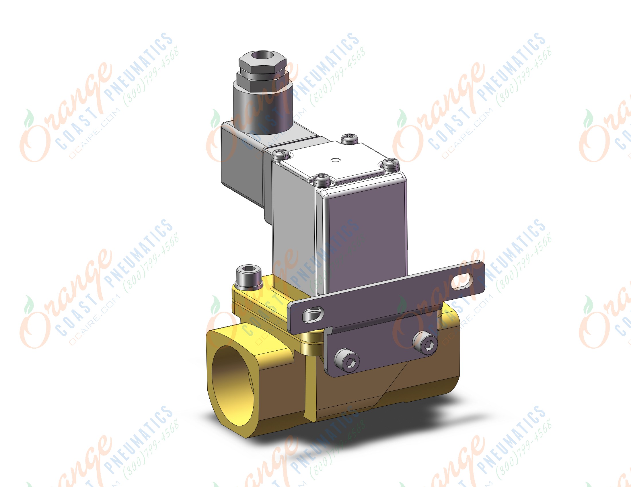 SMC VXZ260KGBXBA valve, media (n.c.), VXD/VXZ 2-WAY MEDIA VALVE