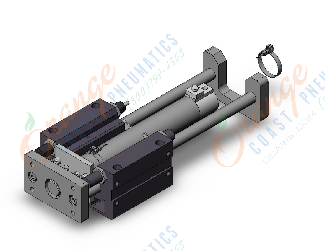 SMC MGGMB40-200-HN-A93L cylinder, MGG GUIDED CYLINDER