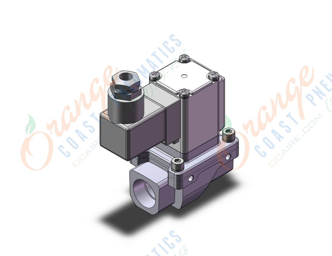 SMC VXZ242GZ2CB solenoid valve, (n.c.), VXD/VXZ 2-WAY MEDIA VALVE