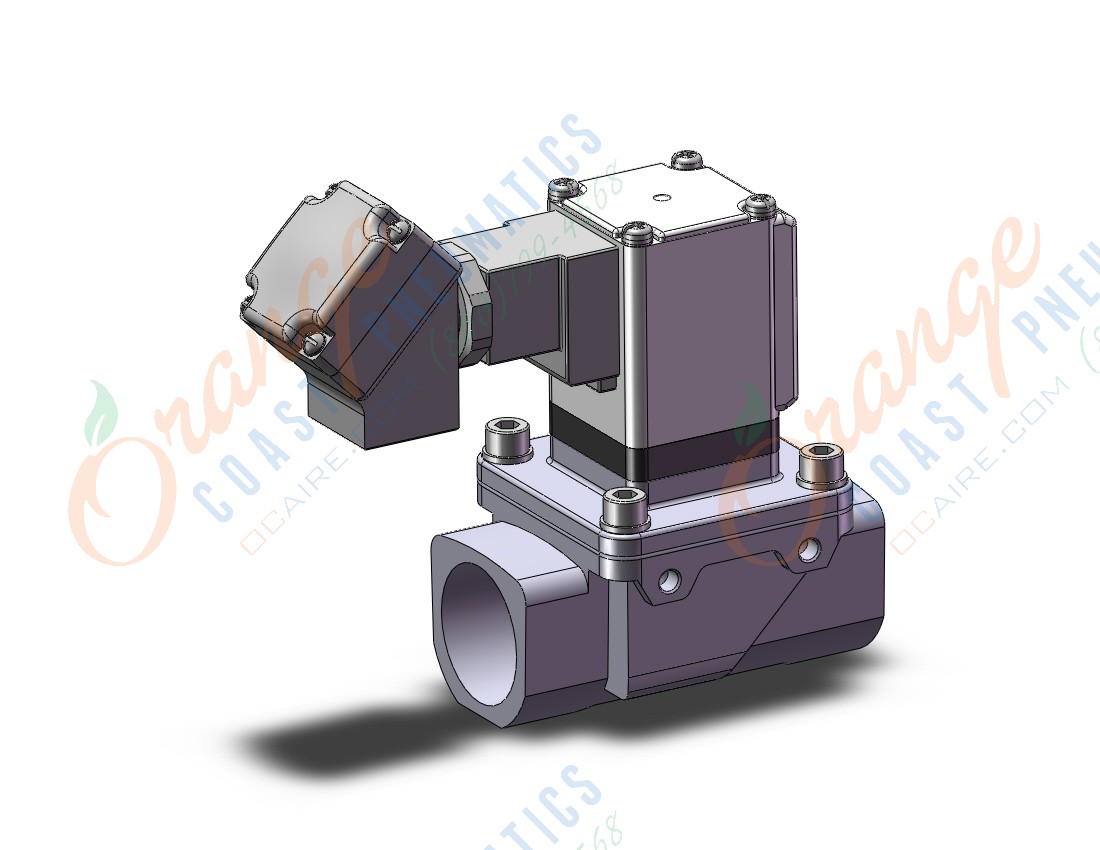 SMC VXZ2D0LZ2K valve, media (n.o), VXD/VXZ 2-WAY MEDIA VALVE
